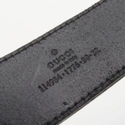 مملوكة مسبقًا Gucci Striped Belt With Interlocking 'G' Buckle