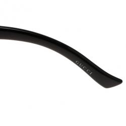 مملوكة مسبقًا Gucci Black GG Shield Sunglasses
