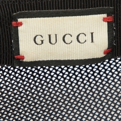 Pre Owned Gucci Beige Canvas GG Supreme Appliqued Baseball Cap M