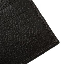 Gucci Dark Brown GG Canvas and Leather Bi Fold Wallet