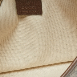 Gucci Beige/Brown GG Supreme Canvas and Leather Neo Belt Bag
