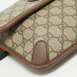 Gucci Beige/Brown GG Supreme Canvas and Leather Neo Belt Bag