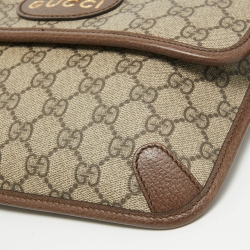 Gucci Beige/Brown GG Supreme Canvas and Leather Neo Belt Bag
