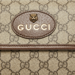 Gucci Beige/Brown GG Supreme Canvas and Leather Neo Belt Bag