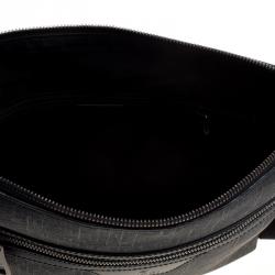 Gucci Black GG Supreme Canvas Messenger Bag