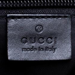 Gucci Black GG Supreme Canvas Messenger Bag