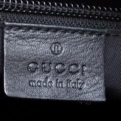 Gucci Black Nylon and Guccissima Leather Messenger Bag