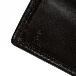 Gucci Brown Guccissima Leather Web Bifold Wallet 