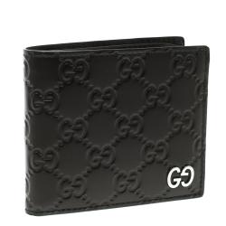 Gucci Dark Brown Guccissima Bifold Wallet 