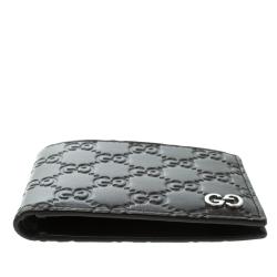 Gucci Dark Brown Guccissima Bifold Wallet 