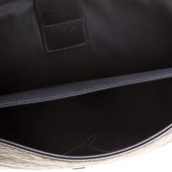 Gucci Black Diamante Leather Hilary Messenger Bag