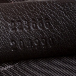 Gucci Black Guccissima Leather Messenger Bag