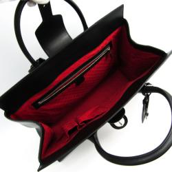 Gucci Black Leather Carry On Buckle Tote