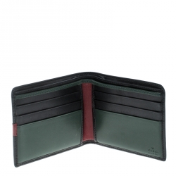 Gucci Black Leather Bifold Wallet