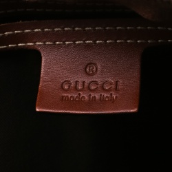 Gucci Light Beige GG Supreme Coated Canvas Web Duffle Bag