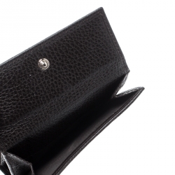 Gucci Dark Brown GG Canvas and Leather Compact Wallet