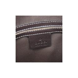 Gucci Navy/Beige GG Coated Canvas Small Messenger Bag