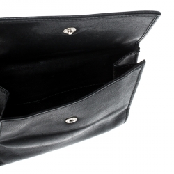 Gucci Black Leather Bi-Fold Wallet