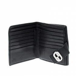 Gucci Black Leather Bi-Fold Wallet