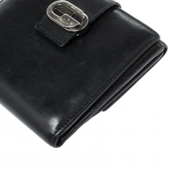 Gucci Black Leather Bi-Fold Wallet