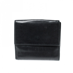 Gucci Black Leather Bi-Fold Wallet