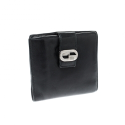 Gucci Black Leather Bi-Fold Wallet