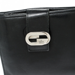 Gucci Black Leather Bi-Fold Wallet