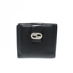 Gucci Black Leather Bi-Fold Wallet