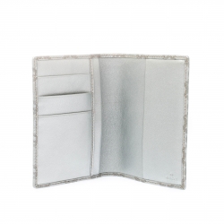 Gucci Silver Guccissima Leather Bifold Wallet