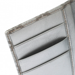 Gucci Silver Guccissima Leather Bifold Wallet
