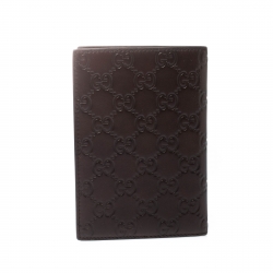 Gucci Brown Guccissima Leather Travel Frame Holder