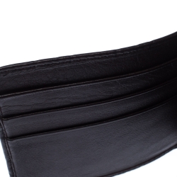 Gucci Dark Brown Guccissima Leather Money Clip Wallet