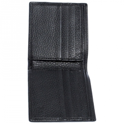 Gucci Black Web Canvas and Leather Bifold Wallet