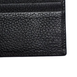 Gucci Black Web Canvas and Leather Bifold Wallet