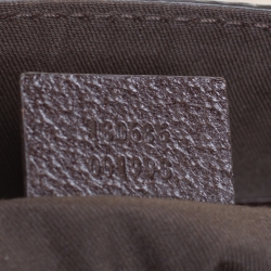 Gucci Beige/Brown GG Canvas and Leather Web Flap Messenger Bag