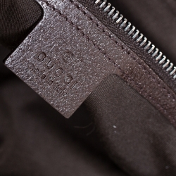 Gucci Beige/Brown GG Canvas and Leather Web Flap Messenger Bag
