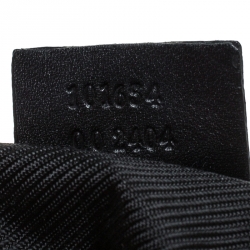 Gucci Black GG Canvas Messenger Bag