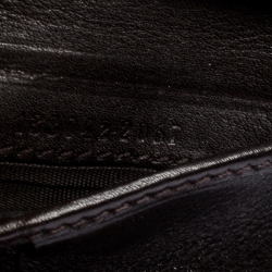 Gucci Dark Brown Guccissima Leather Web Bifold Wallet