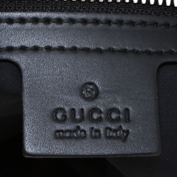 Gucci Charcoal Soft GG Supreme Canvas Drawstring Backpack