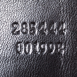 Gucci Black Leather Carry On Buckle Weekender Bag