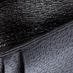 Gucci Black Canvas Web Elastic Money Clip Wallet