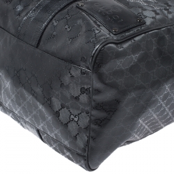 Gucci Black GG Imprime Canvas Oversized Tote