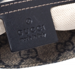 Gucci Navy Blue GG Supreme Coated Canvas Messenger Bag