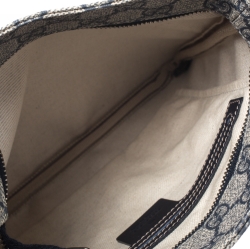 Gucci Navy Blue GG Supreme Coated Canvas Messenger Bag