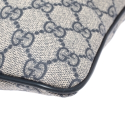 Gucci Navy Blue GG Supreme Coated Canvas Messenger Bag