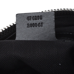 Gucci Black GG Supreme Canvas Belt Bag