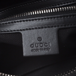 Gucci Black GG Supreme Canvas Belt Bag