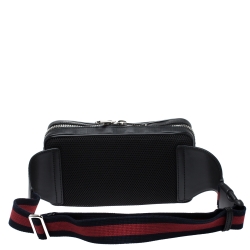 Gucci Black GG Supreme Canvas Belt Bag