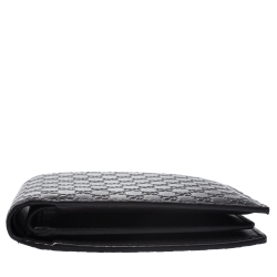 Gucci Dark Brown Micro Guccissima Leather Bifold Wallet