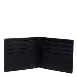 Gucci Black Guccissima Leather Bifold Wallet